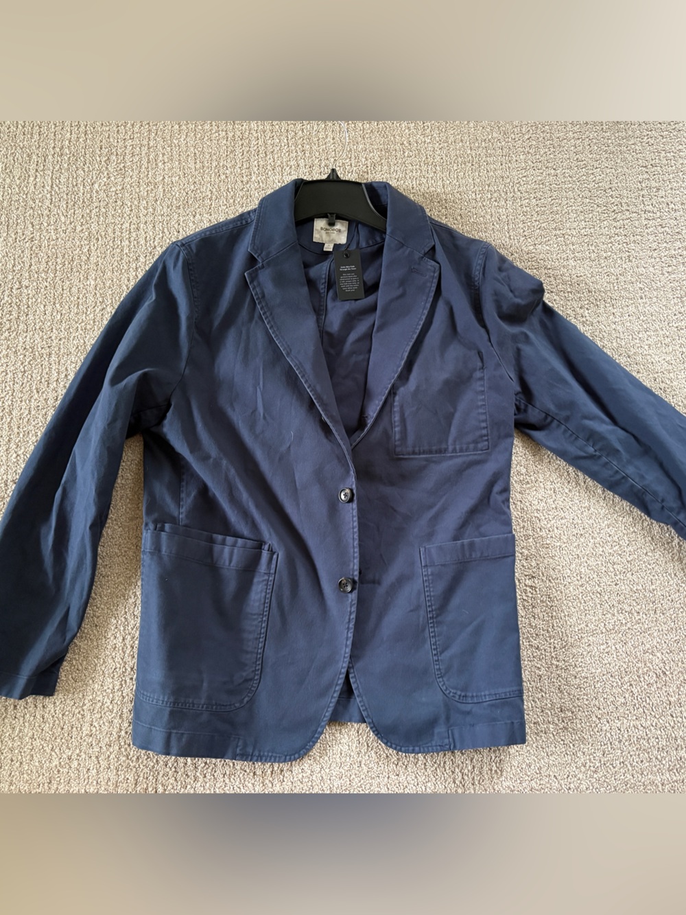 Bonobos Navy Casual Blazer Jacket